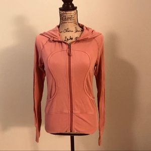 Dusty rose Lululemon zip up hoodie